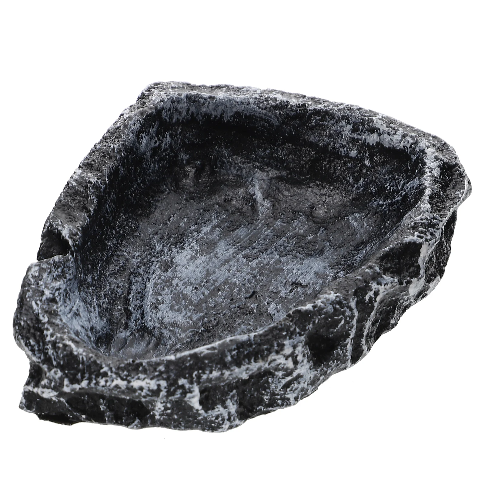 Reptile Hammock Fogger Water Basin Pet Feeding Container Food Bowl Spider Terrarium Resin Tortoise Crawling Holder