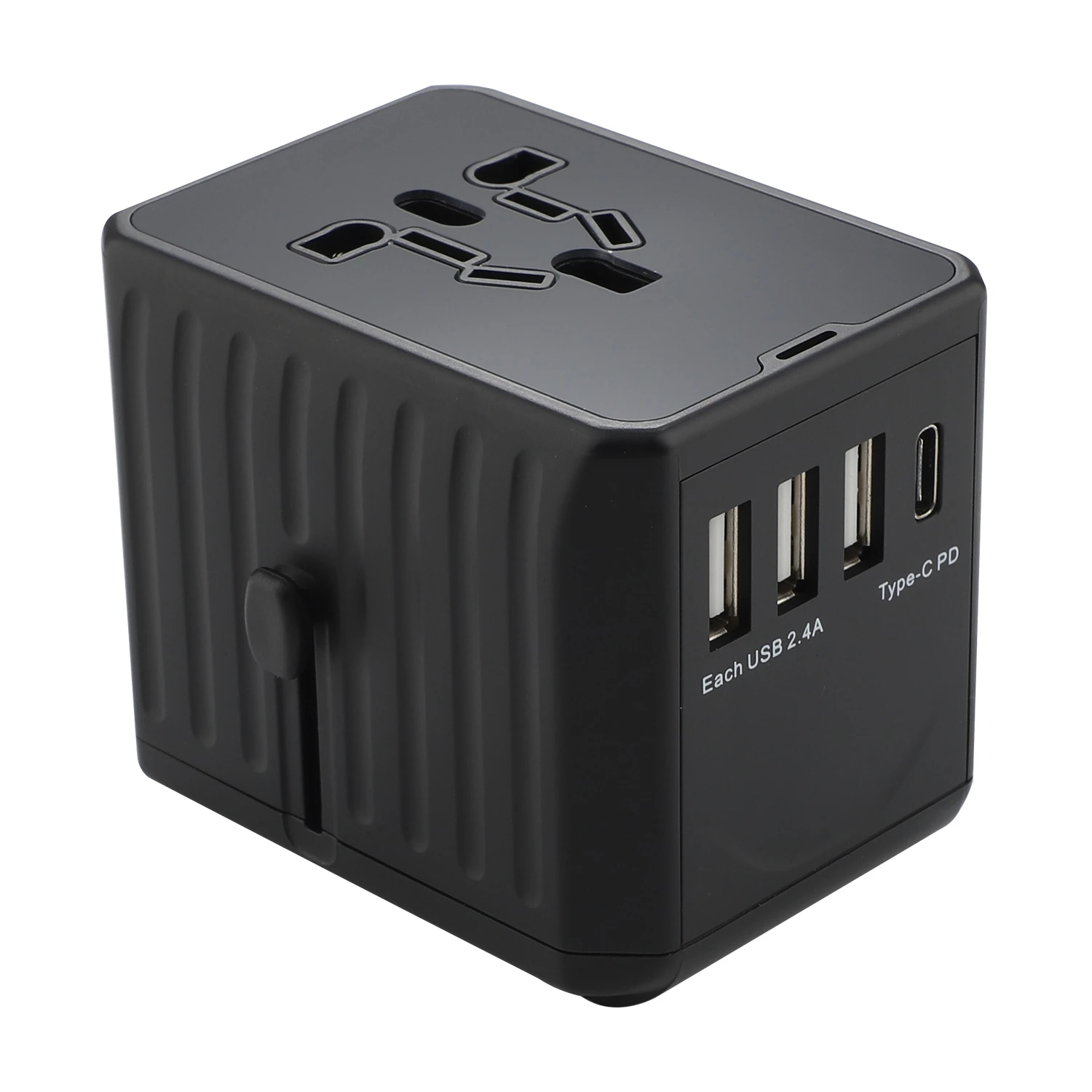 

Дорожный адаптер iLEPO «Все в одном», переходник с международной вилкой, 3 USB и 1 Type C, портативное настенное зарядное устройство для ЕС, США, Австралии, Великобритании