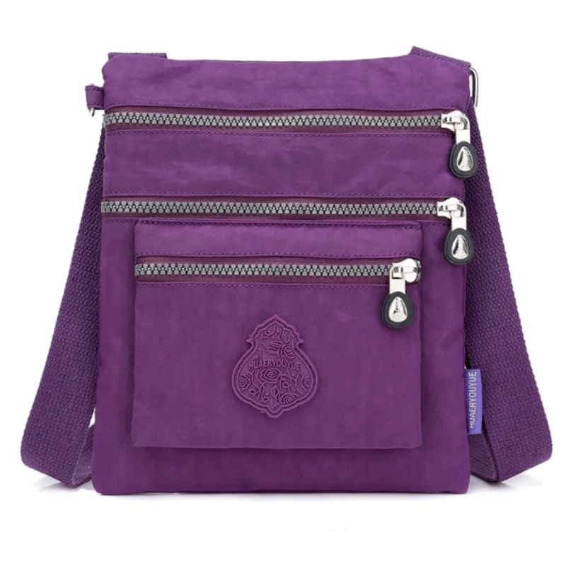 New women's shoulder bag nylon ultra light multilayer large capacity