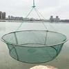 80cm Loose Mouth Folding Drop Fishing Net Shrimp Catcher Tank Casting Network Fish Eels Trap Cage Prawn Bait Crab Netting