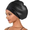 1pcs Long Hair Oversized Swimming Cap, Waterproof Silicone Swimming Cap Suitable for Women, Men, Braids, Braids, Afros 1