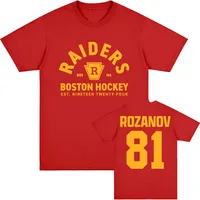 TV Heated Rivalry Llya Rozanov 81 Boston Raiders Tee Women Men Clothing Short Sleeve Cotton Fashion T-shirt Graphic Print TShirt - Image 4