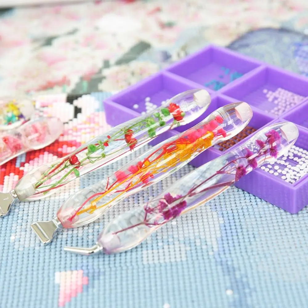 DIY 5D Diamond Painting Pen Pearl Resin Diamond Point Drill Pens Cross  Stitch Embroidery Nail Art Diamond Painting Accessories - AliExpress