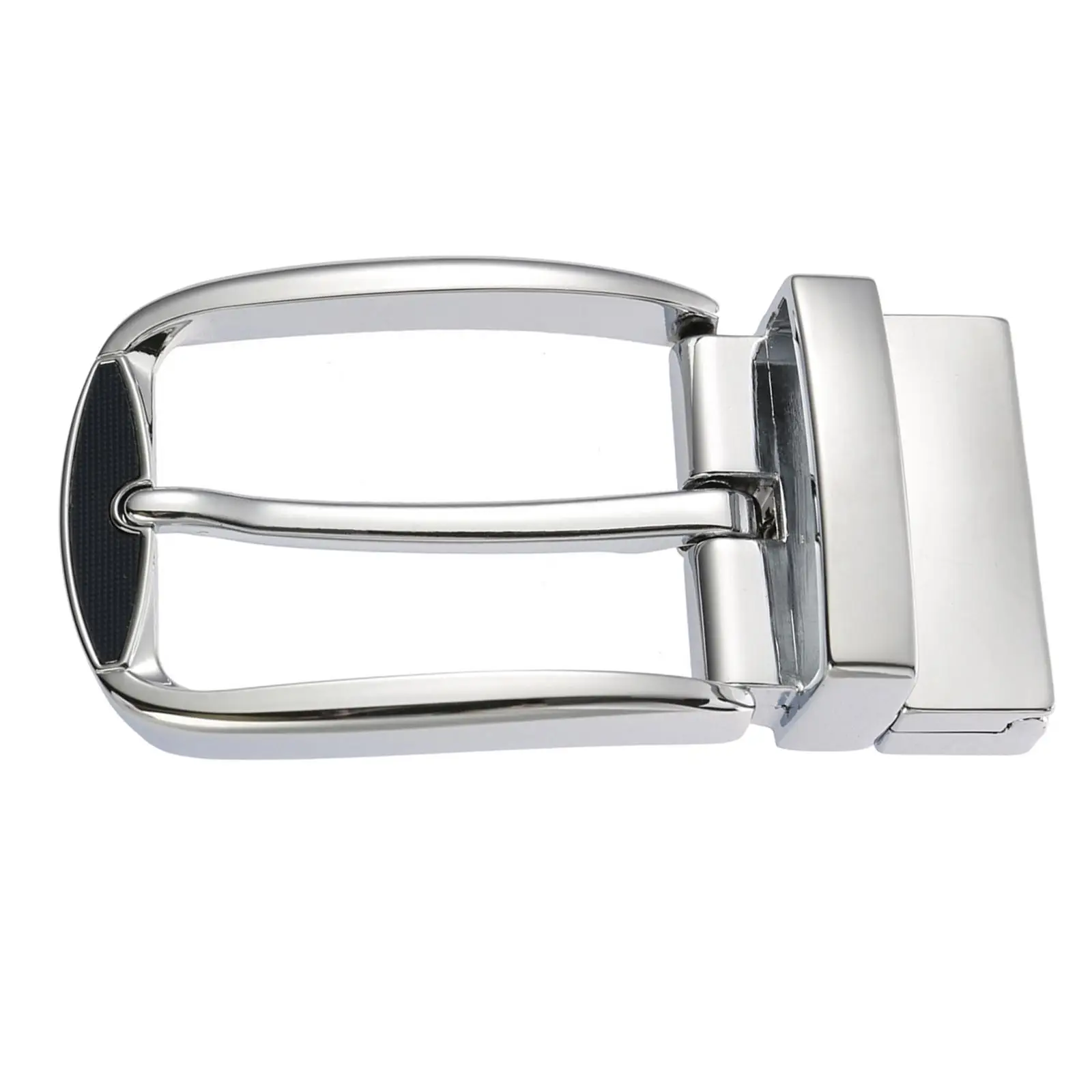 Reversible Metal Belt Buckle for Leather Strap Classic for 33mm-34mm Belt Mens Pin Belt Buckle