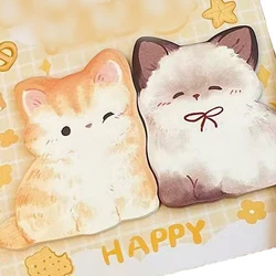 Cute Cartoon Animal Sticky Notes - Memo Pad Page Markers for Home, School, and Office (Sticky Note - Happy)