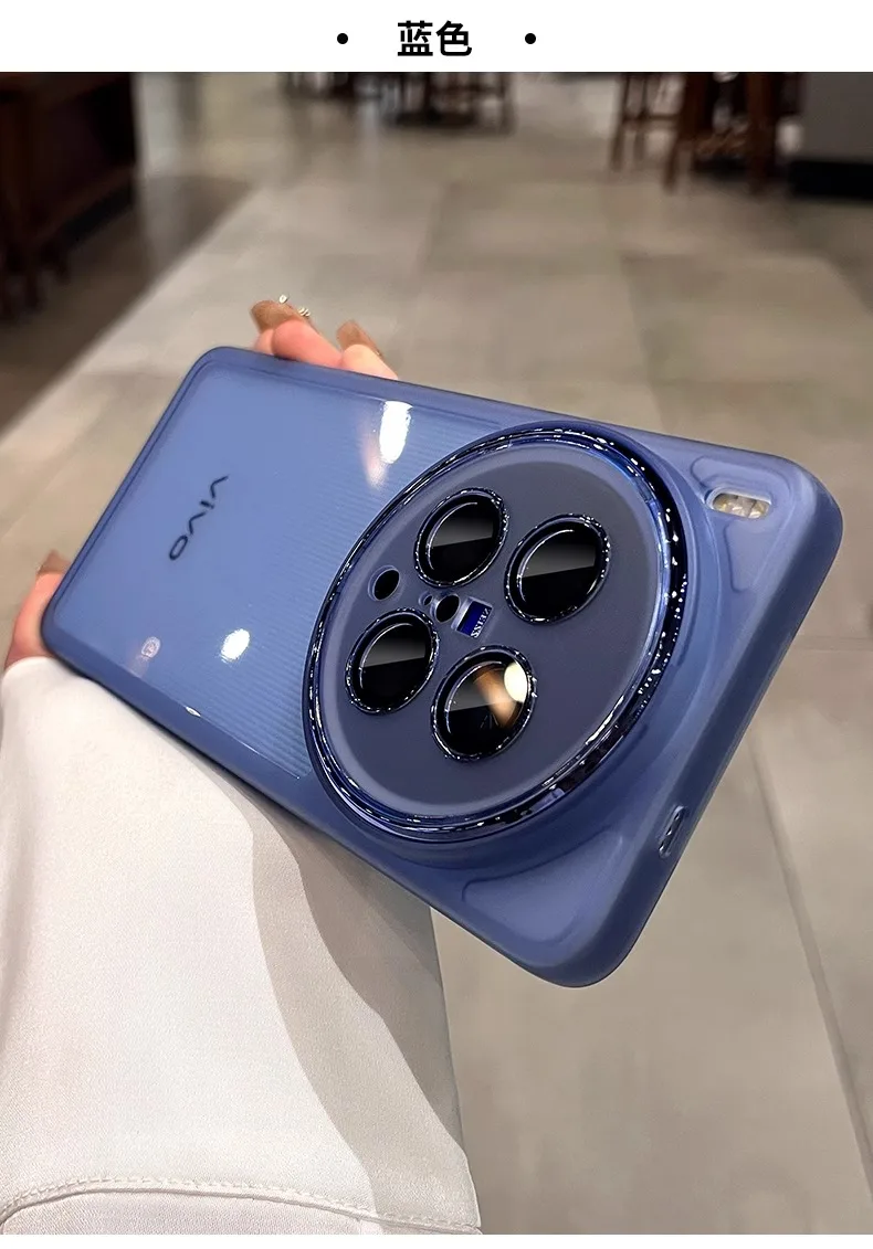 Transparent Soft Silicone TPU Phone Back Case with Full Lens Camera Protection Film