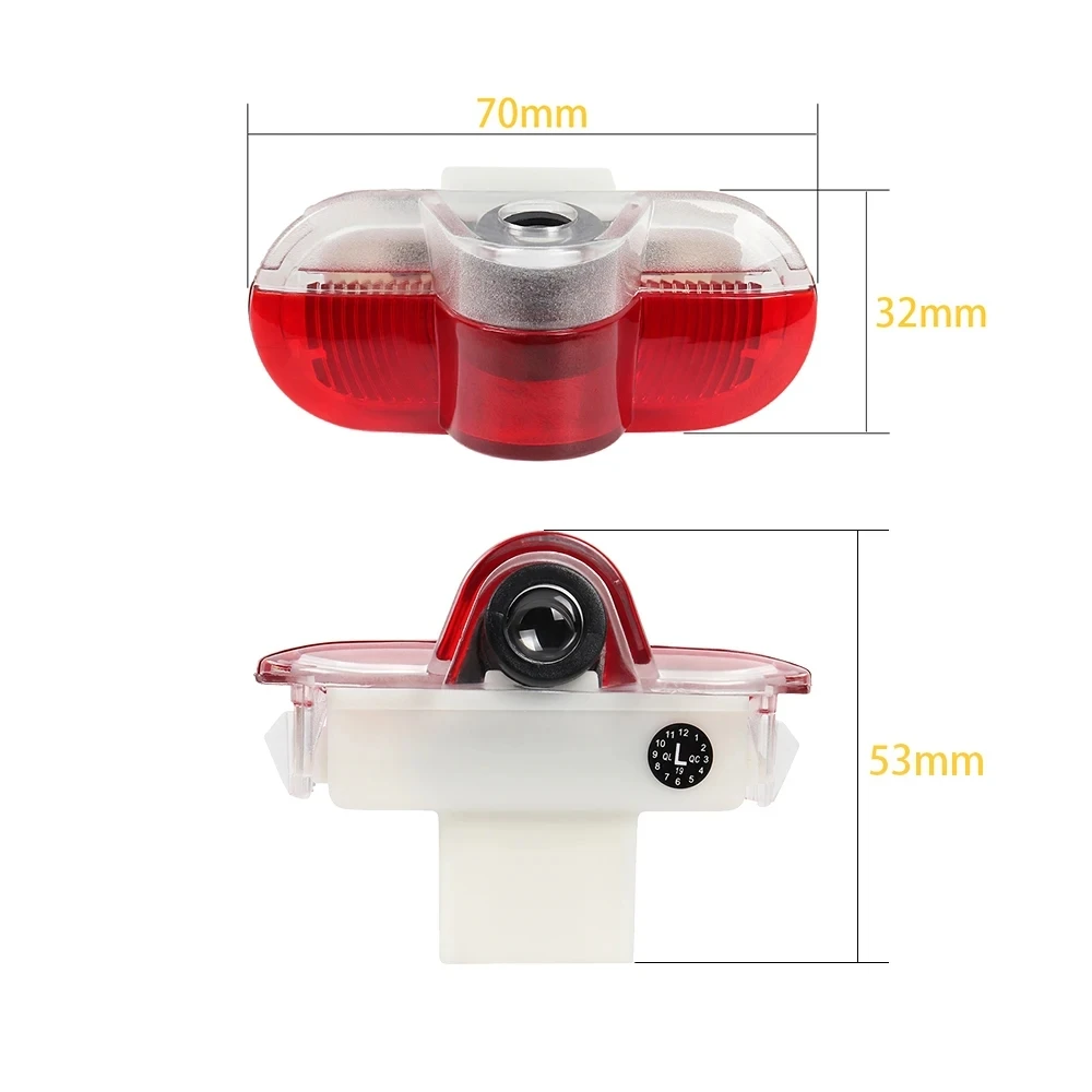 Dual LED Car Door Welcome Warning Light Accessory