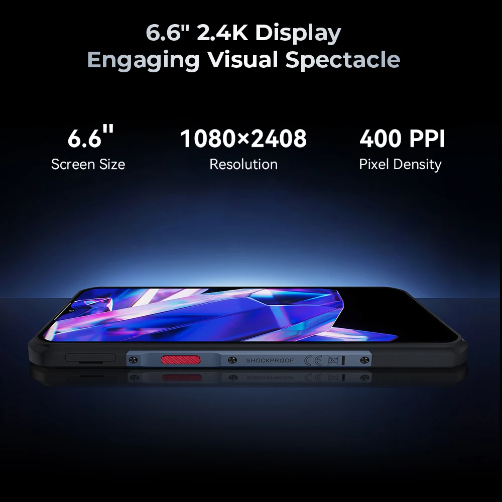 World Premiere Oukitel WP35 PRO Rugged Smartphone 5G 11000mAh 36GB+512GB, 6.6" 2.4K Display Andiron 14, 64 MP, NFC Cell Phone 5