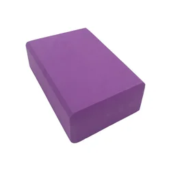 Yoga & Pilates Foam Block - Fitness Support & Stretch Aid (Purple)