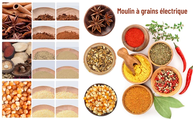 Moulin à épices électrique Mars, 500g, 28000 tr/min, haute vitesse, moulin  à café, farine, kg, graines, poudre, machine, stock UE - AliExpress