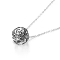 Metamorphic Astronomical Ball Ring for Men and Women Reversed Metamorphic Cosmic Ball Ring Retro Style Couple Necklace Jewelry - Image 4