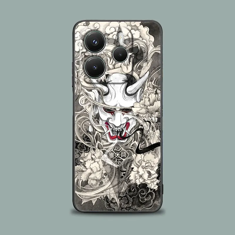 Japanese Art Samurai Ninja Soft Phone Case Cover