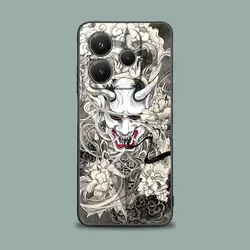 Japanese Art Samurai Ninja Soft Phone Case Cover for Note 15 Pro Plus 5G (ZMBLA 01)