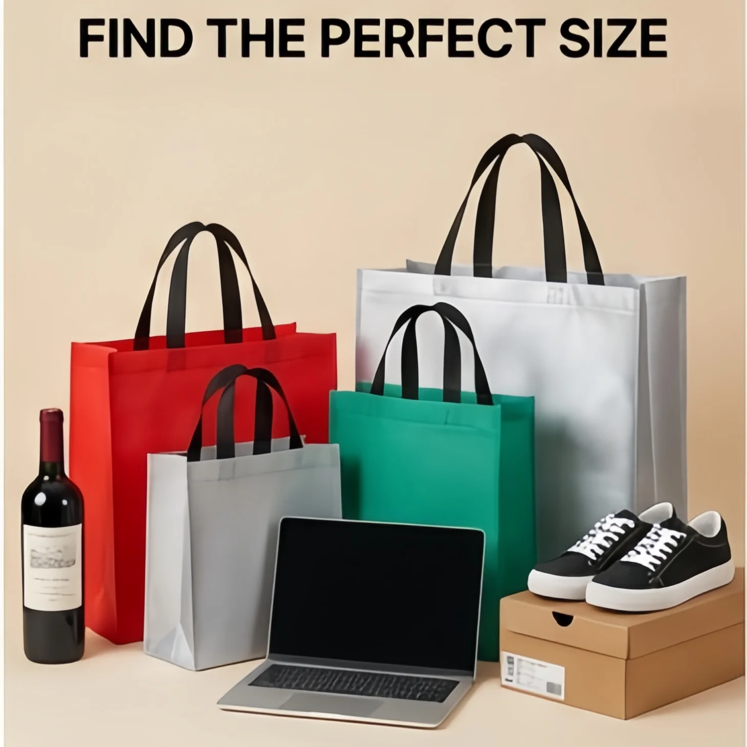 Custom High Grade Coated Non Woven Bags Clothing Tote Bags Eco-Friendly Shopping Bags Waterproof Bag party wedding gift bags 4