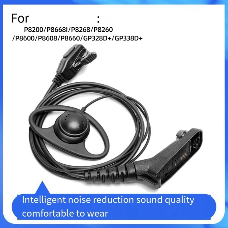 Ptt Earphone Earphone With Microphone For Motorola Xir P8268 P8260 P8600 P8608 P86608 Walkie-Talkie Earphone 6