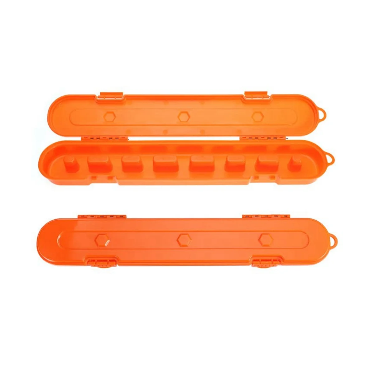 

Chainsaw Chain Storage Case,Chainsaw Chain Organizer Box for 10Inch 16Inch 18Inch 20Inch Chainsaw (Orange)