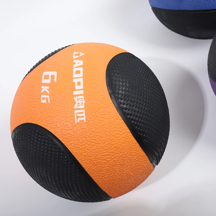 Professional Fitness Exercise Sports Equipment Heavy Workout Ball Non slip Rubber Weighted Medicine Ball