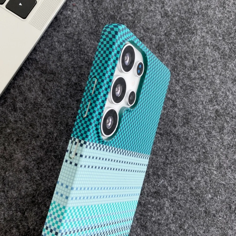 Ultra Slim Carbon Fibre Wireless Charging Shockproof Case