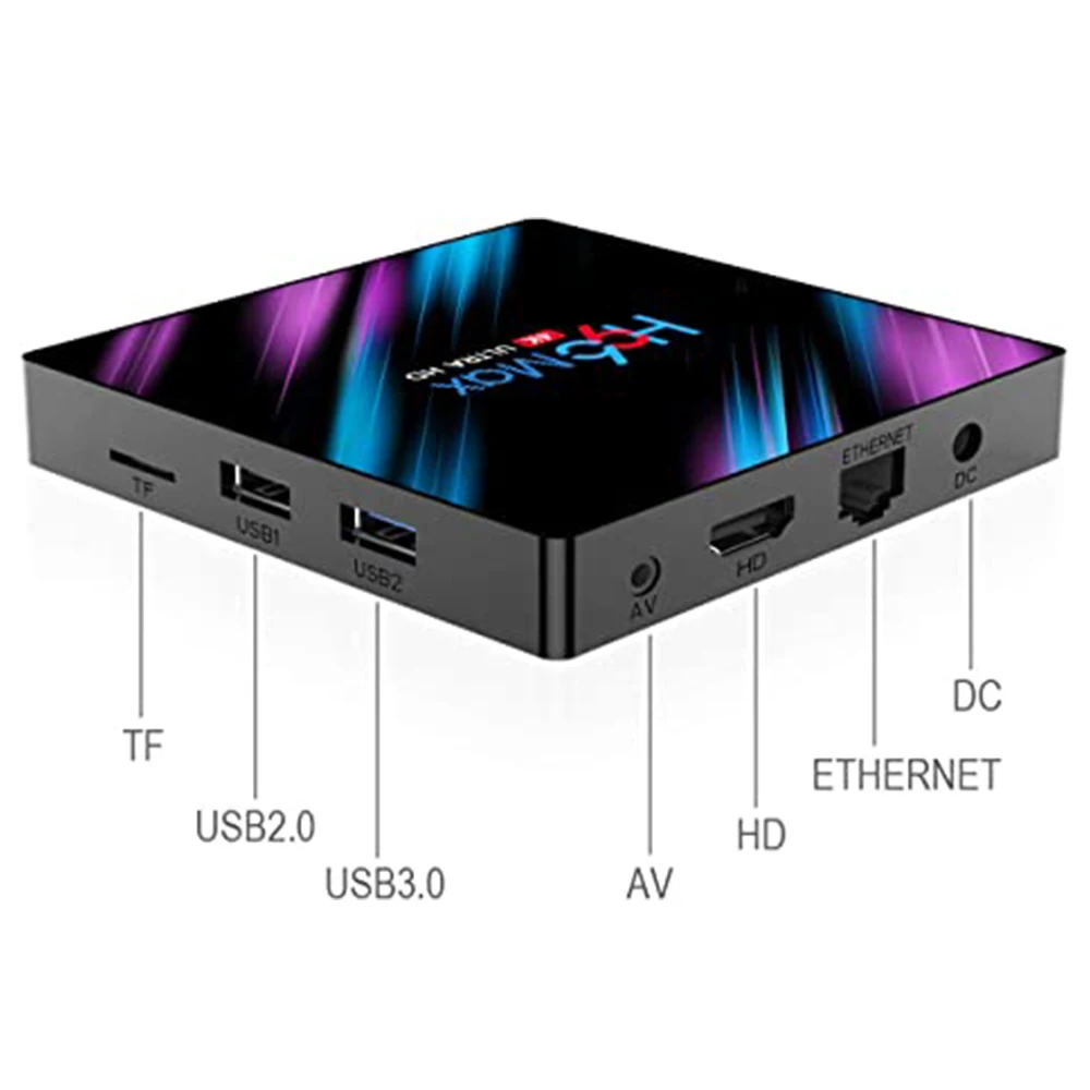 4K Smart Tv Box Android 11 H96 Max Hd with 2.4G WiFi Hd 4GB RAM 32GB ROM Wifi For netflix 3.0 DLNA Tv set-top box Media Player 4
