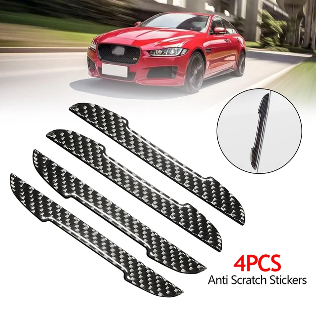 4 stücke Autotür streifen Anti-Scratch-Aufkleber Kohlefaser-Kantens chutz  streifen Seitentüren Formteile Scuff Trim Aufkleber für BMW - AliExpress