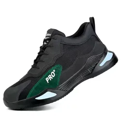 Men's Puncture-Proof Steel Toe Safety Boots - 39 (Safety shoes)