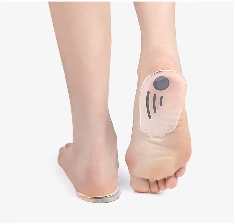 O/X Beintyp Valgus Varus Korrektur Plantarfasziitis Gel Einlegesohle Magnet Massage Fußpflege Silikon Orthopädische Einlegesohlen für Füße – Detail 6