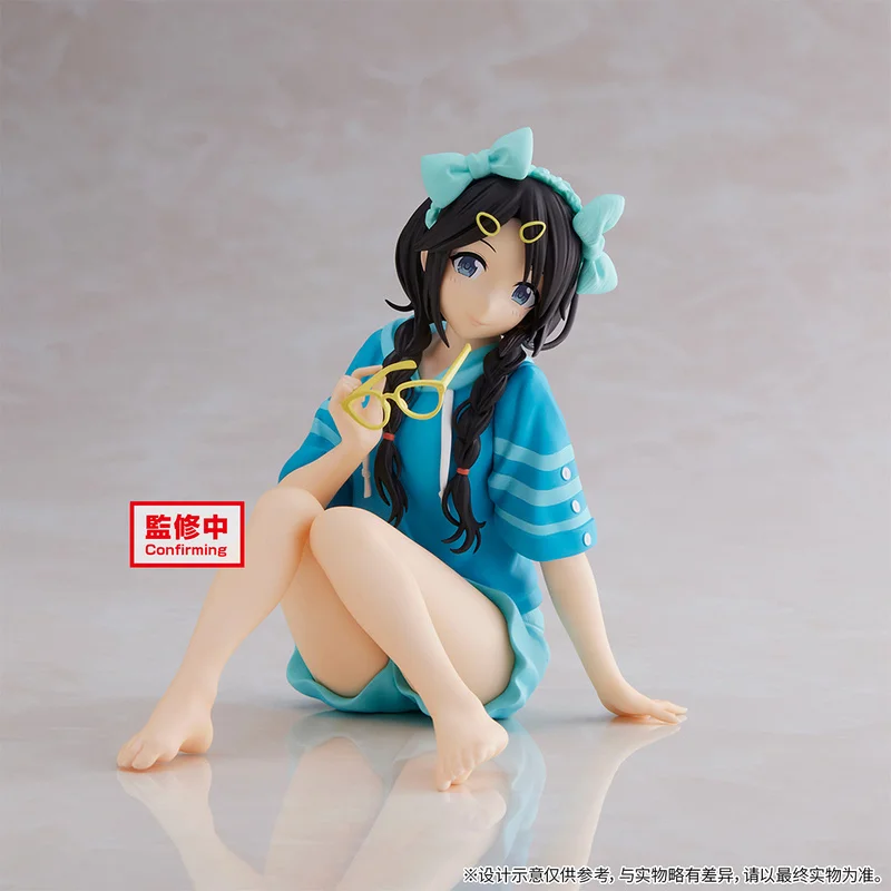 bandai-idolmaster-yuika-mitsumine-shiny-colors-model-anime-action-figure-relax-time-butter-ornament-collecemballages-toy-original