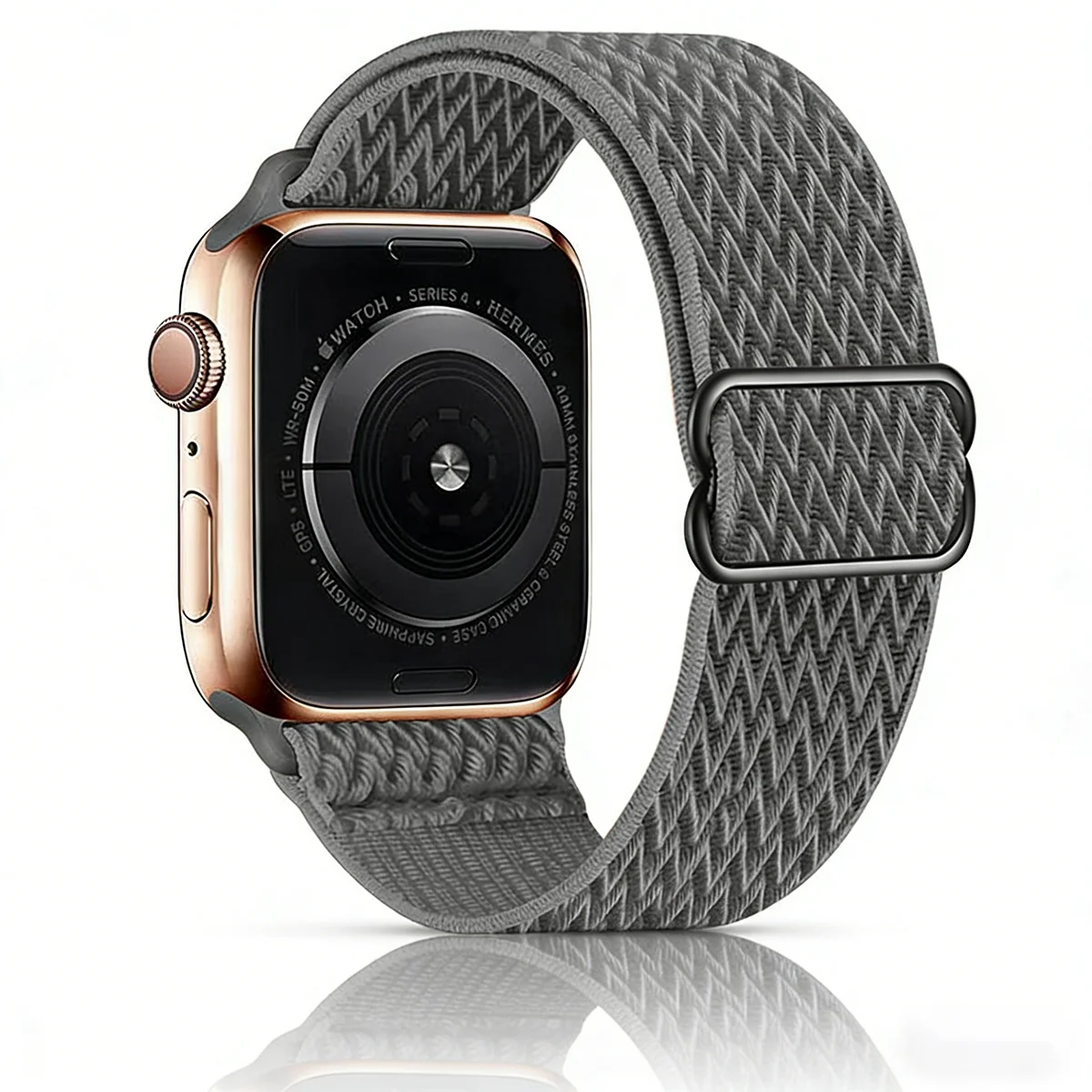 Adjustable Stretchy Nylon Sport Strap for Smartwatches - Unisex Design