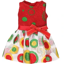 Festive Christmas Doll Pajamas and Night Robe Set - Holiday Accessories and Bathrobe Gift Set - S (I)