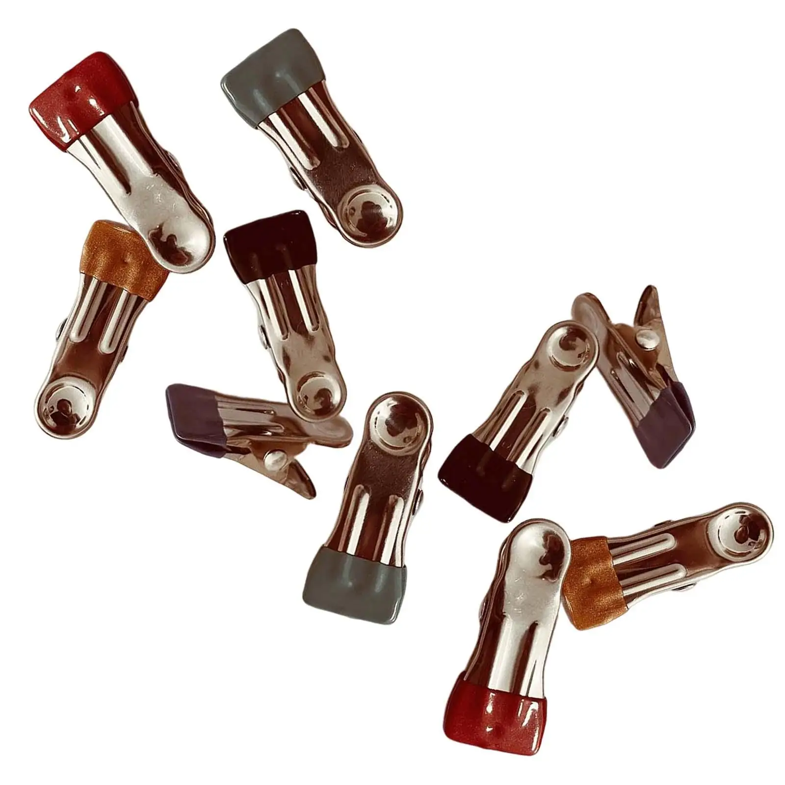 Stainless Steel Sewing Clips No Trace Clip Fabric Clamps Paper Work Durable Portable Strong Edging Fabric Position for Parts sewing clips garment clips 10x