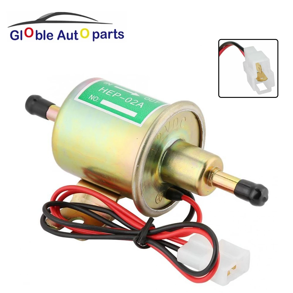 Low Pressure Universal Fuel Pump HEP-02A 12V 24V Car Motorcycle ATV