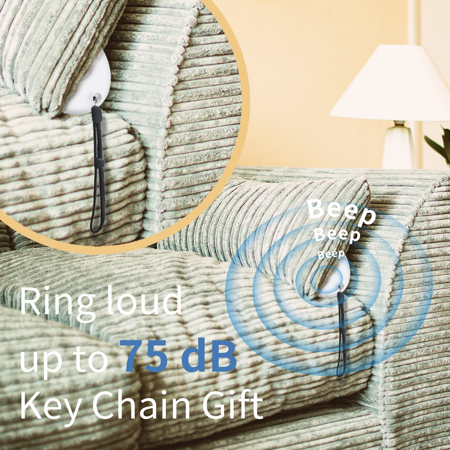 AiYaTo Bluetooth GPS Key Finder work with Apple Find My Global Network Smart AirTag Tracker for IOS System Item Locator for Bags