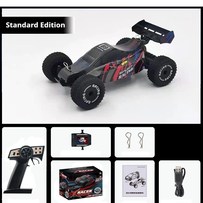 1:24 Two-Drive Full Scale Remote Control Toy Car Rc Car Mini Wifi High Speed Drifting Off-Road Racing F4 Boy Child Birthday Gift 4