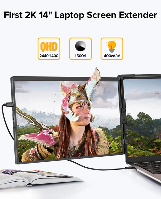 Kwumsy F1S 14インチ ポータブルモニター ノートパソコン用 Amazon.co