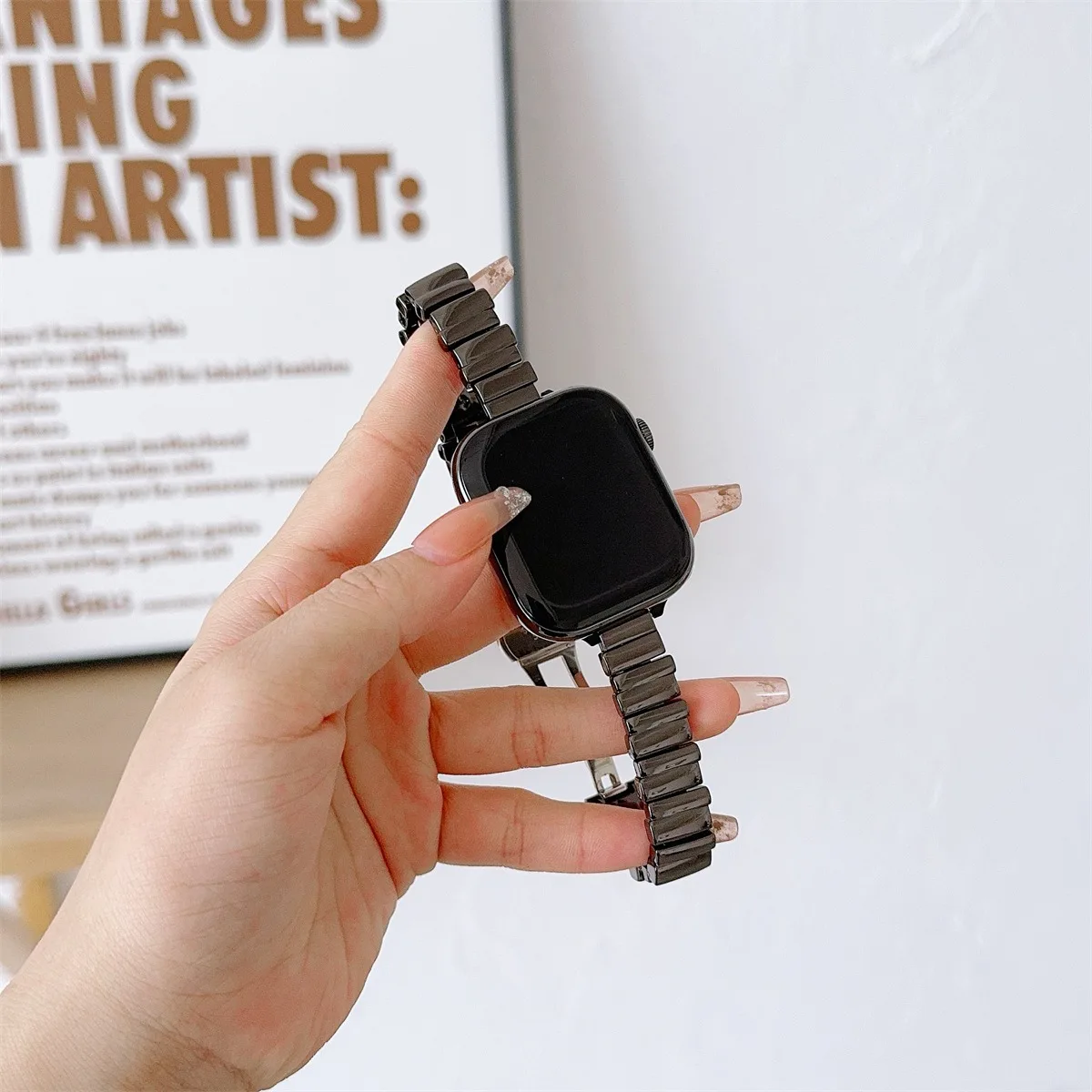 Cinturino per orologio per iWatch 42/44/45/46/49mm 38/40/41mm Cinturino per orologio in metallo alla moda per serie di orologi Ultra2 Serie 10/9/8/7/6/5/4/3/2/1_voghion.com