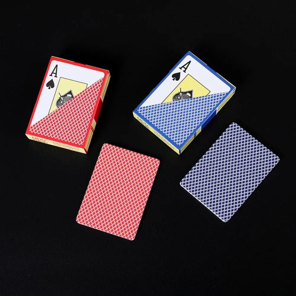 Flexible Waterproof Playing Card PVC Plastic Scrub Poker Club Cards Smooth Large Font Texas Hold'em for All Poker Games