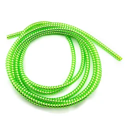Laser USB Charging Data Line Cable Protector Wrap and Organizer (Green)
