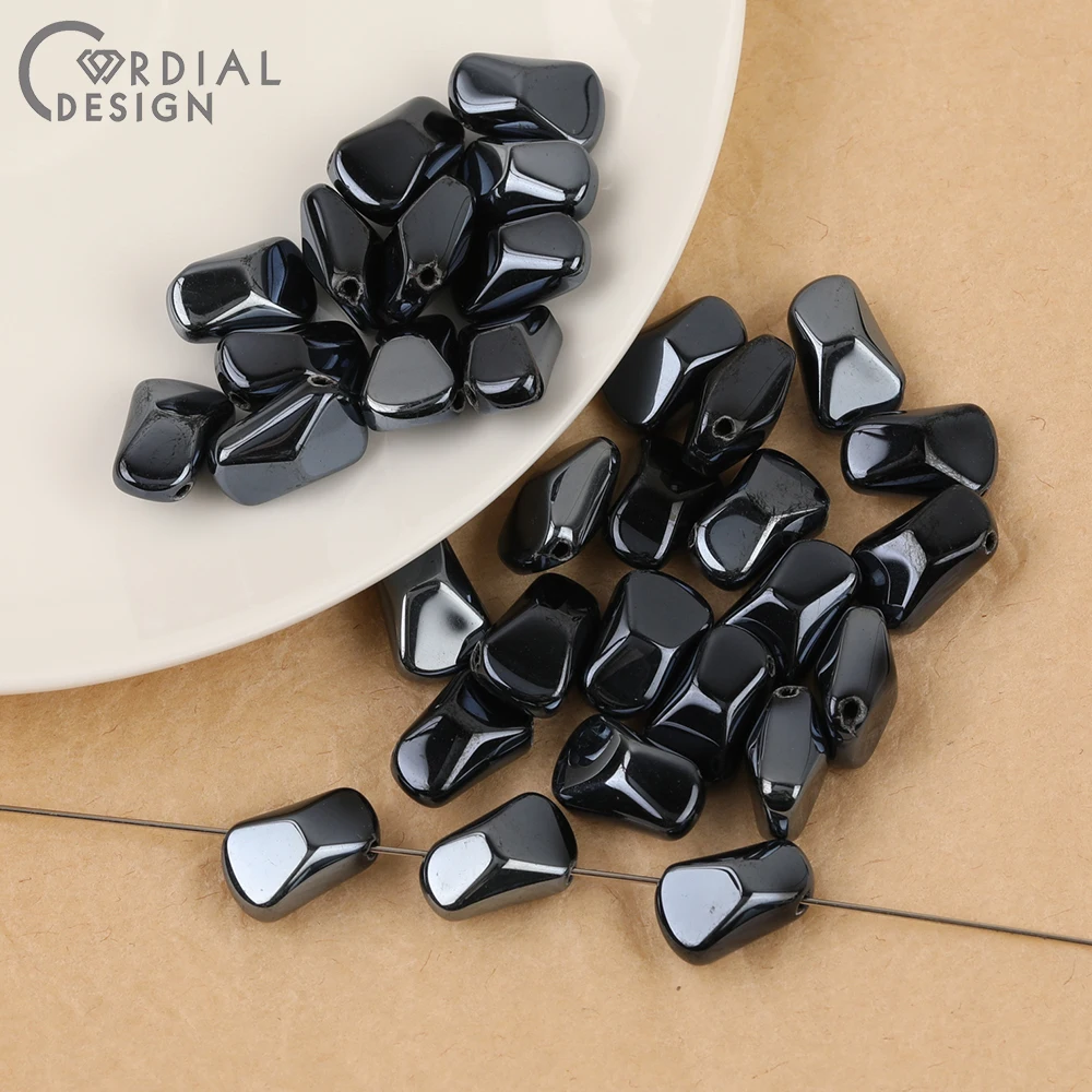 Cordial Design 10*16MM 200pcs Hand Made/DIY Glass Bead/Beads Making/Aurora Effect/Irregular Shape/Jewelry Findings & Components - cordial