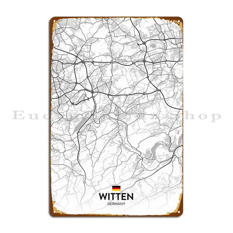 

Металлический плакат Witten DE, Настенный декор, фотография, создание кинотеатра, жестяной плакат