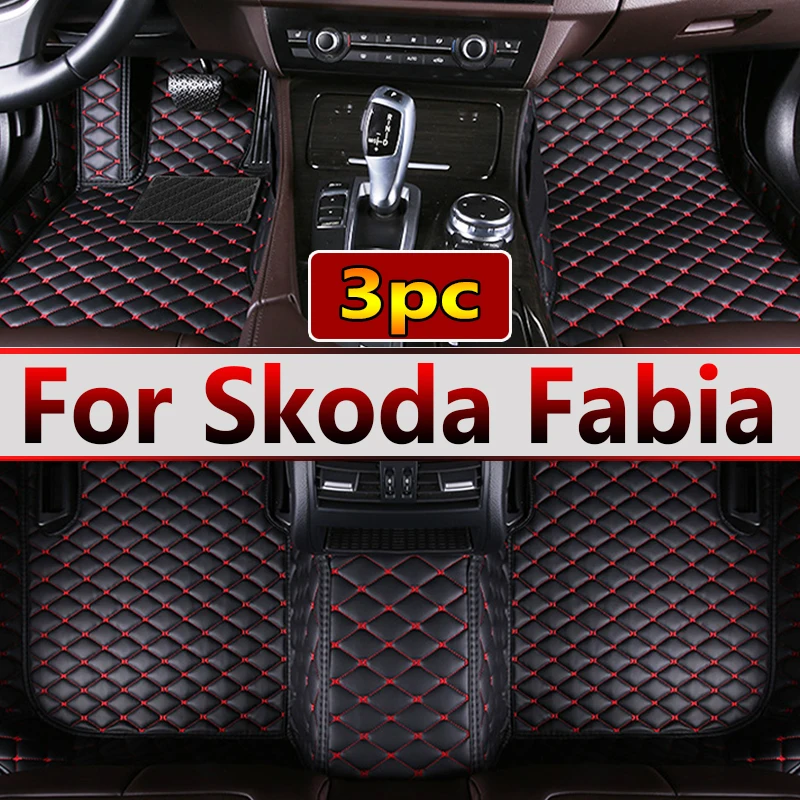 CarMatsForSkodaFabia5JMGMK220072014AutoCarpetsRugsLeather