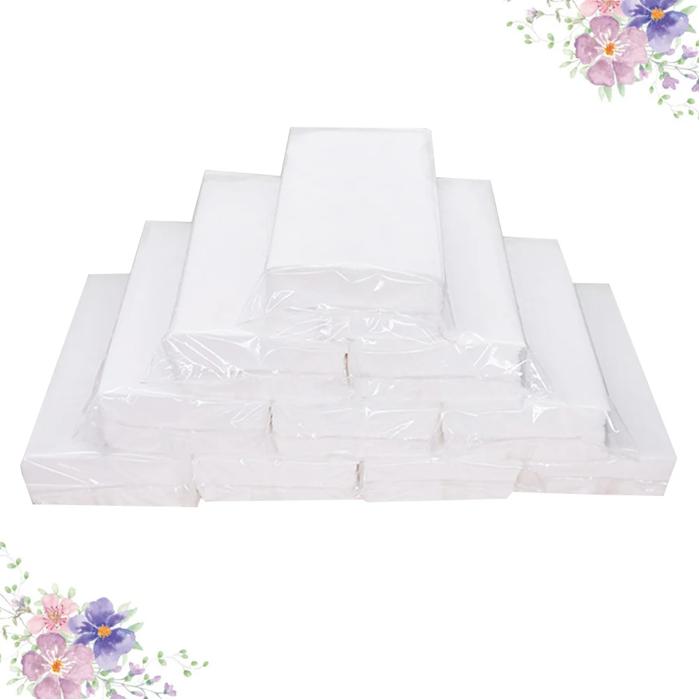 10 Packs Napkin Tissue Absorbent Paper Clean Extraction Napkins Make up Thicker Towels Bulk