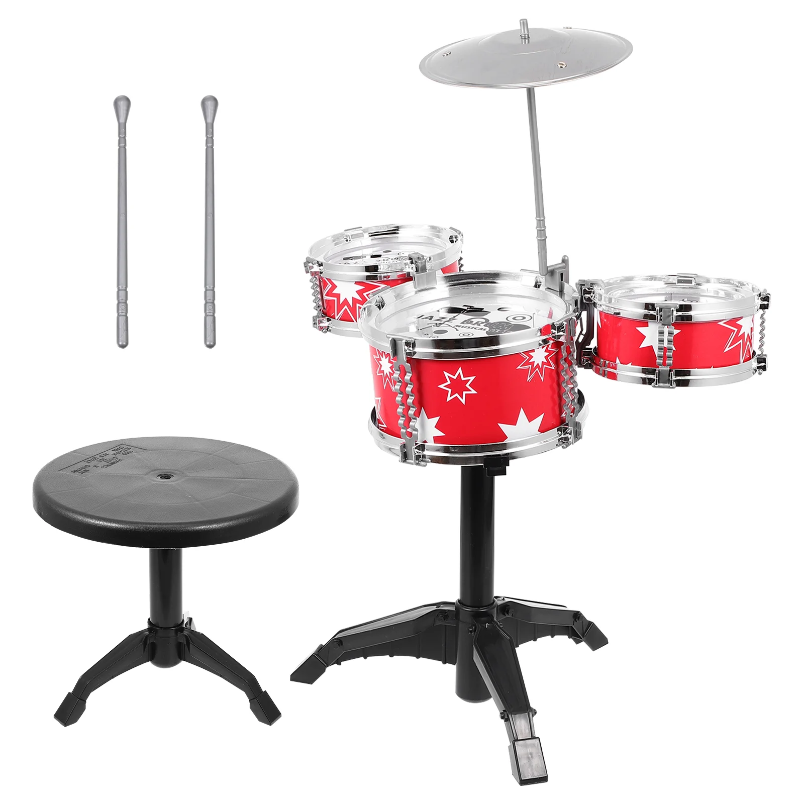 Children's Drum Kit Toddler Preschool Toy Musical Instrument Baby Gift Infant Developmental Toys Educational Kids Plastic Musical Percussion Instruments