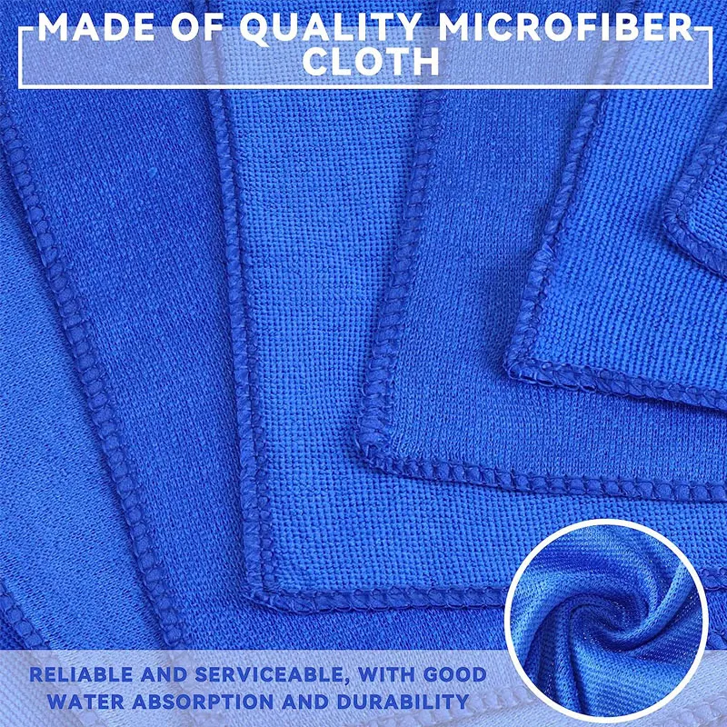 Microfiber Car Towels 10Pcs Super Absorbent Car Drying Household Care Detailing