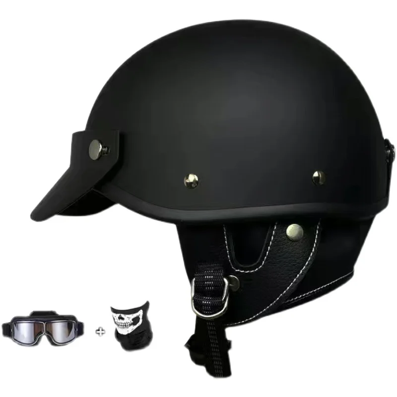 High Quality Abs Personality Classic Retro 1/2 Helmet,for Harley