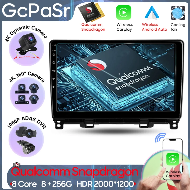 

Auto Car Radio For Honda Jazz 4 2020 - 2021 Navigation GPS Android Player Stereo Video HDR 5G BT No 2din DVD