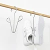 1/2/5PCS Stainless Steel Shoe Drying Rack Bold Outdoor Balcony Shoe Drying Rack Hook Bedroom Storage Rack Storage Clothes Hanger 5