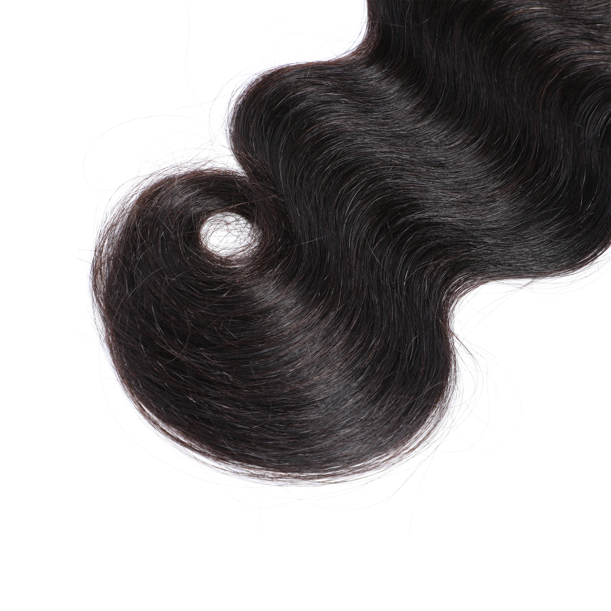Braziian Body wave Human Hair Soft Virgin Hair 2x6 Pre Plucked Lace Closure Transparent Closure for Women Natural Hairline