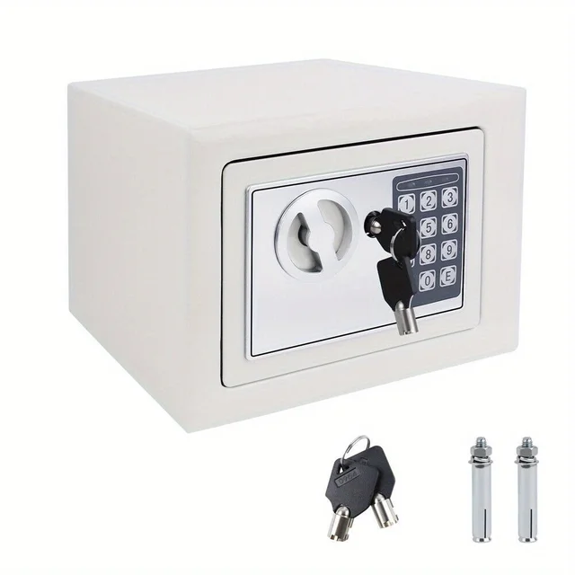 Fireproof Solid Steel Safe for Home Office with Digital Keypad Lock Secure Cash Jewelry Box 1