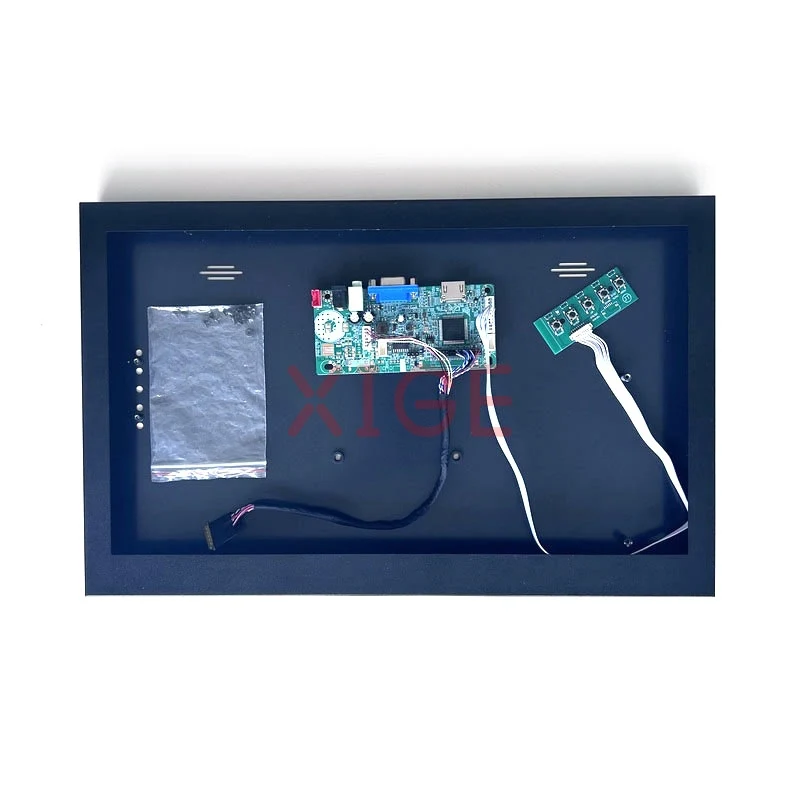 

For B140XW01/B140XW04 Controller Driver Board+Metal Shell HDMI-Compatible VGA 14" Display DIY Kit Portable LVDS 40 Pin 1366*768