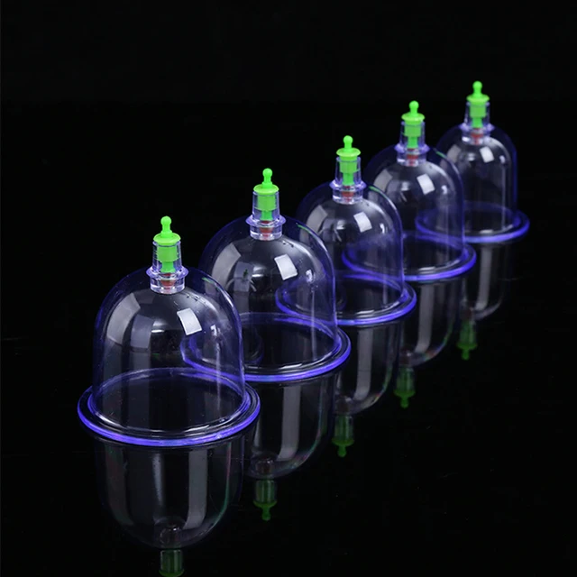 12 Cans Chinese Vacuum Cupping Cups Set Suction Cup Pump Body Massage Jars Magnet Therapy Anti Cellulite Massager Health Care 6